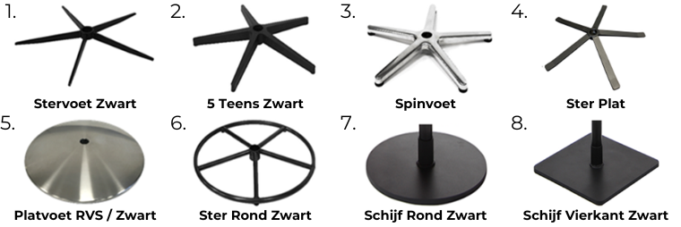 Ds Meubel / Chill Line Voeten Ilona
