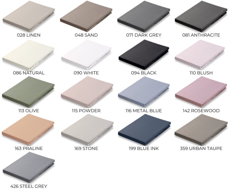 Vandyck Kleuren Hoeslakens Satin