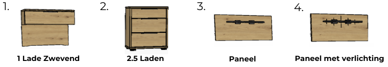 Wiemann Nachtkastjes Alassio.