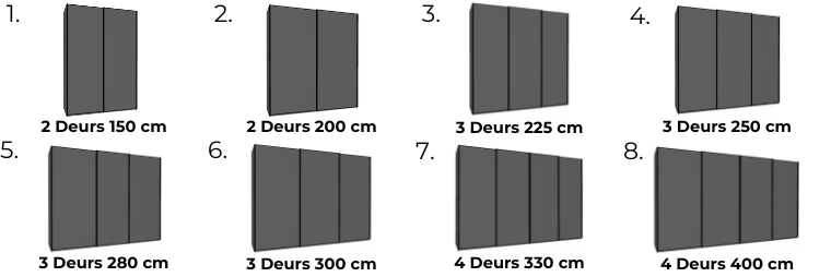 Wiemann Kledingkast Phoenix 1Paneel.