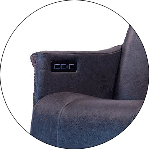 Dat Zit Relaxfauteuil Elegance Bedieningspaneel