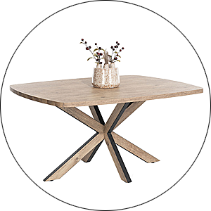 Happy@Home Eettafel Ovaal Pantin 46306