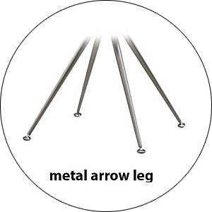 't Anker Voet Metal Arrow Leg