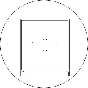 Hofstede Raanhuis Barkast Edge M-EDG1305