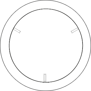 Hofstede Raanhuis Bijzettafel Edge Blad Voor M-EDG2109 M-EDG2111 M-EDG2113 M-EDG2123 M-EDG2125 M-EDG2127