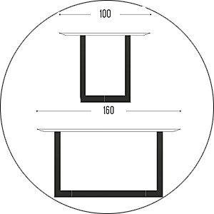 Hofstede Raanhuis Eettafel Edge M-EDG8017