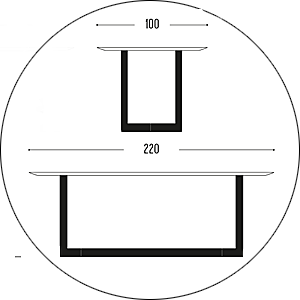 Hofstede Raanhuis Eettafel Edge M-EDG8029