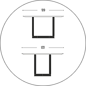 Hofstede Raanhuis Eettafel Edge M-EDG9006