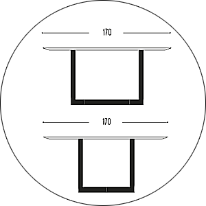 Hofstede Raanhuis Eettafel Edge M-EDG9013