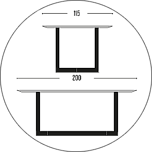 Hofstede Raanhuis Eettafel Edge M-EDG9016