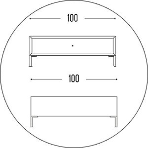 Hofstede Raanhuis Salontafel Edge M-EDG6031