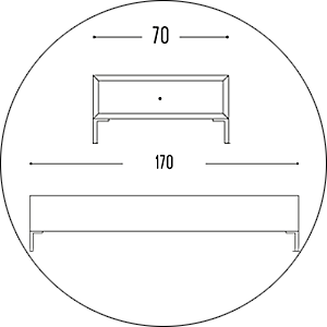 Hofstede Raanhuis Salontafel Edge M-EDG6037