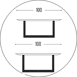 Hofstede Raanhuis Salontafel Edge M-EDG6053