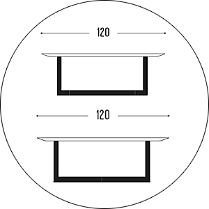 Hofstede Raanhuis Salontafel Edge M-EDG6057