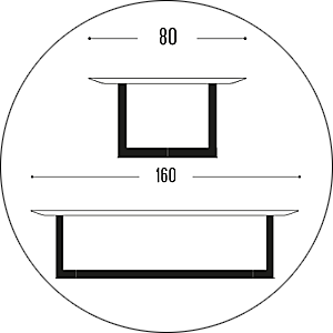 Hofstede Raanhuis Salontafel Edge M-EDG6065