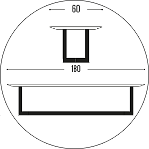 Hofstede Raanhuis Salontafel Edge M-EDG6069