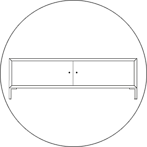 Hofstede Raanhuis Tv Meubel Edge M-EDG4001