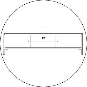 Hofstede Raanhuis Tv Meubel Edge M-EDG4006