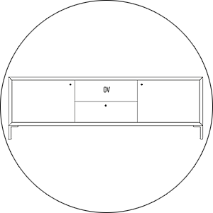 Hofstede Raanhuis Tv Meubel Edge M-EDG4013