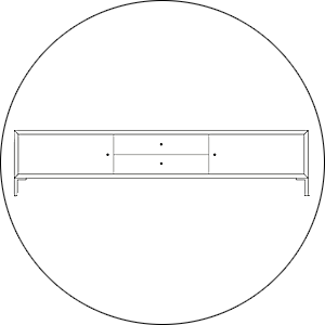 Hofstede Raanhuis Tv Meubel Edge M-EDG4019