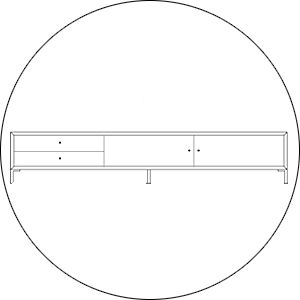 Hofstede Raanhuis Tv Meubel Edge M-EDG4027