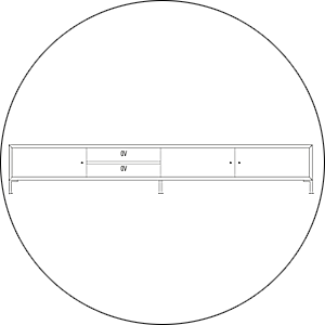 Hofstede Raanhuis Tv Meubel Edge M-EDG4031