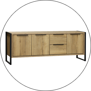 Maxfurn Dressoir Carlton 3d 2l Lamulux.