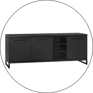 Maxfurn Dressoir Firenze Groot Met Led Verlichting Lamulux