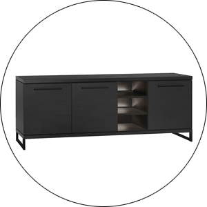 Maxfurn Dressoir Firenze Groot Met Led Verlichting Lamulux