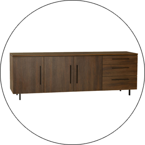 Maxfurn Dressoir Genua 3Deurs 3 Laden Lamulux