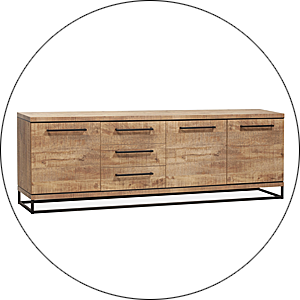 Maxfurn Dressoir Lynn 3 Deurs 3 Laden.