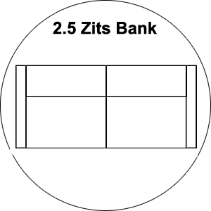 Sit Design Bankstel Manilla 2.5 Zits.