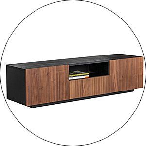 Van der Drift Tv Dressoir Note Type2 170cm.