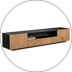 Van der Drift Tv Dressoir Oock Type2 220cm.