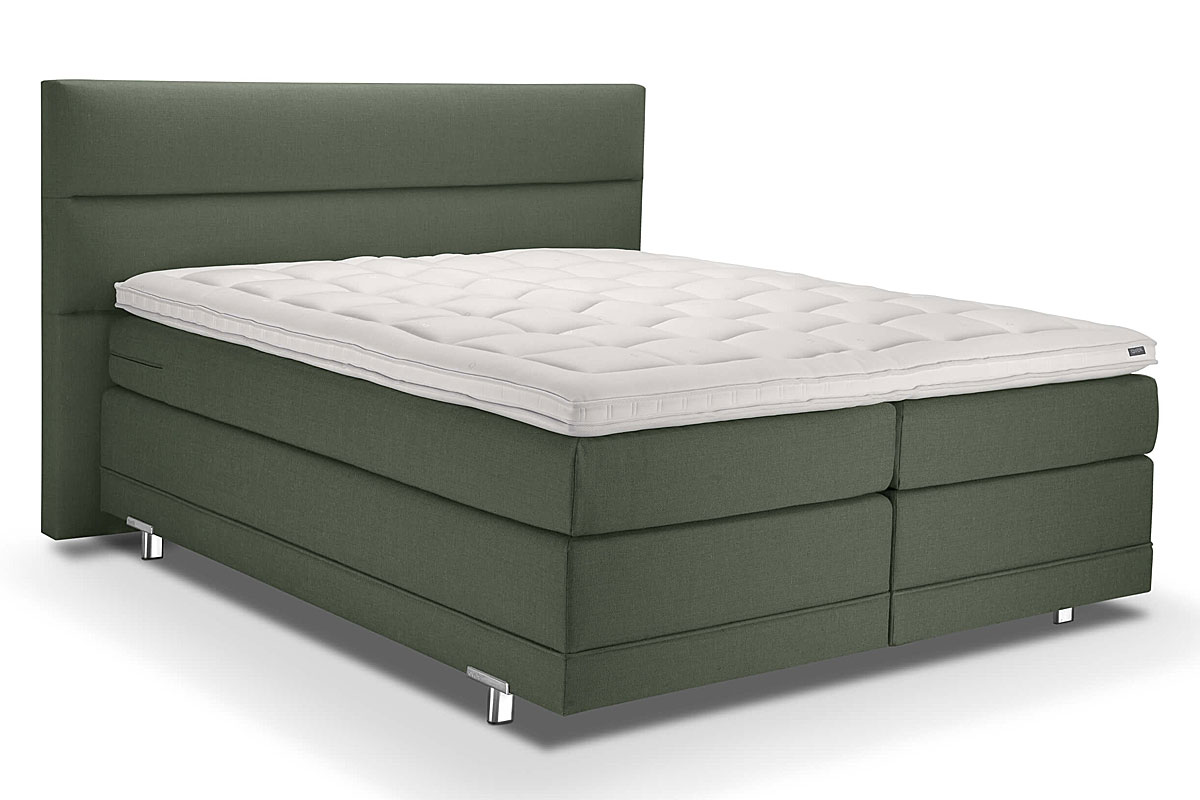 Portret Vel Middelen Avek Boxspring Noflik Electrisch met Hoofdbord Stins