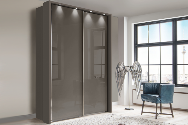 Wiemann_Kledingkast_Malibu_Dichte_Deuren_Havanna_Glas