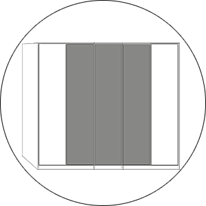 Wiemann Draaideurkast Brussel Buitenste Deuren Rompkleur Middelste Deuren Accentkleur.