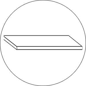 Wiemann Kastaccessoires Brussel Legplank