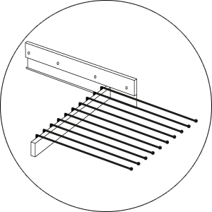 Wiemann Kastaccessoires Brussel Uitschuifbare Broekhouder