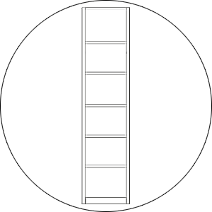 Wiemann Linnenkast Monaco 1000 Plankenelement.