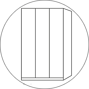 Wiemann Linnenkast Monaco 1000 3 deurs 150 cm.