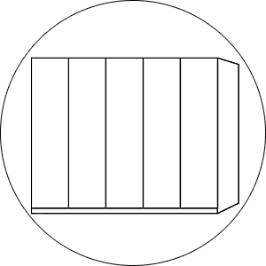 Wiemann Linnenkast Monaco 1000 5 deurs 250 cm.