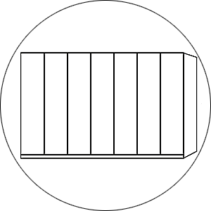 Wiemann Linnenkast Monaco 1000 7 deurs 350 cm.