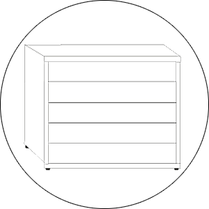 Wiemann Commode Nevada 5 Laden.